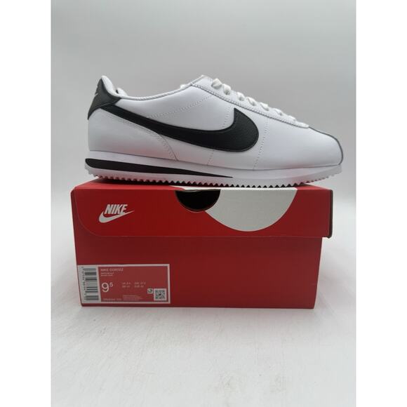 Nike CORTEZ Men's NEW Casual Shoe White/Black US Size 9.5 Medium - Picture 11 of 11